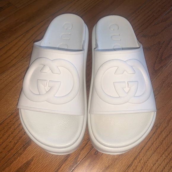 Gucci platform off white slides - Picture 4 of 6